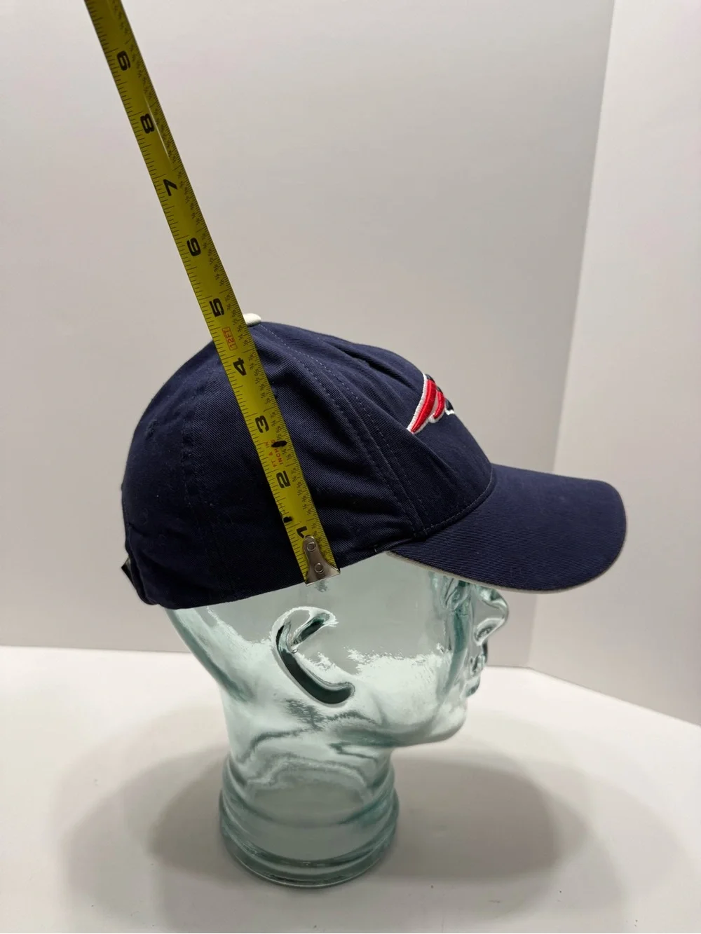 Reebok NFL Navy and White Vintage New England Patriots Tom Brady #12 Kids Hat